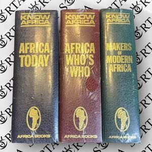RARE Vintage 1991 KNOW AFRICA Book Set BRAND NEW